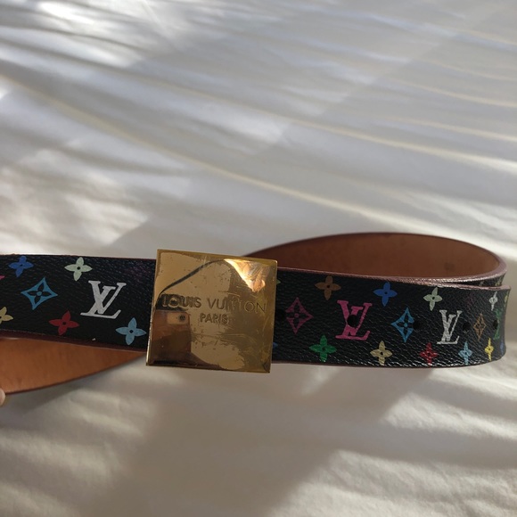 Louis Vuitton multicoloured belt. Need another home, best offer - Picture 3 of 14
